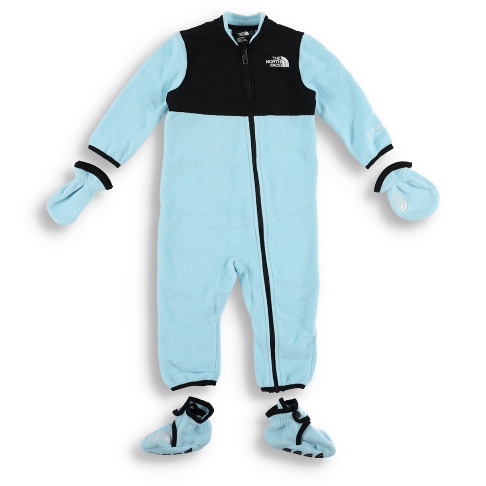 NEW with Tags The North Face Baby Denali One-Piece Set 0-3 Months Atomizer Blue